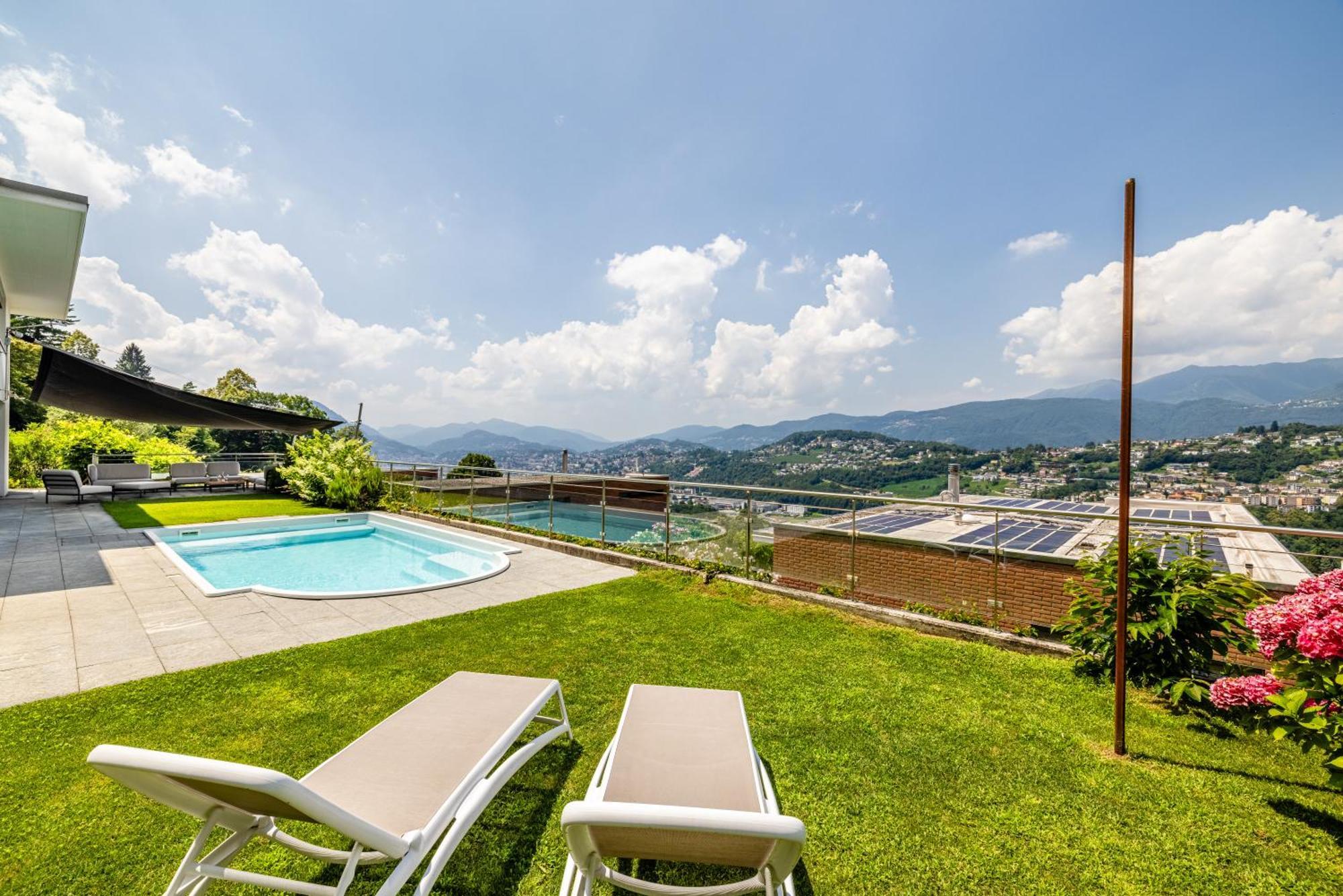 Villa Girandola With Private, Heated Pool Lugano Exteriér fotografie